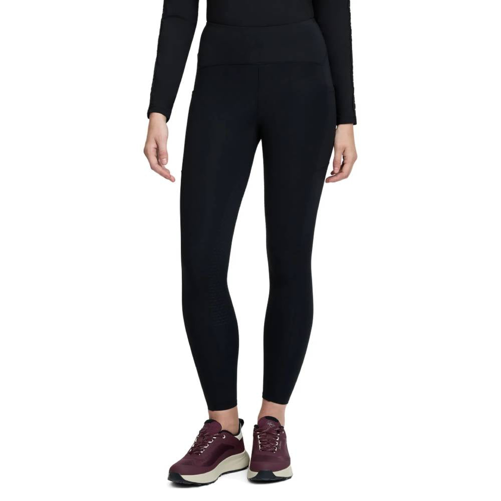 LeMieux Natalie Brushed Pull On Riding Leggings Black