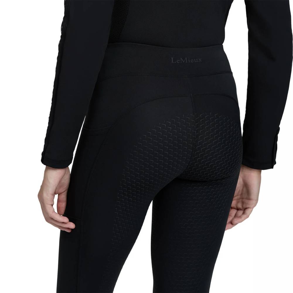 LeMieux Natalie Brushed Pull On Riding Leggings Black