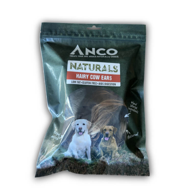 Anco Naturals Hairy Cow Ears 3Pk-Pet n Pony-Anco