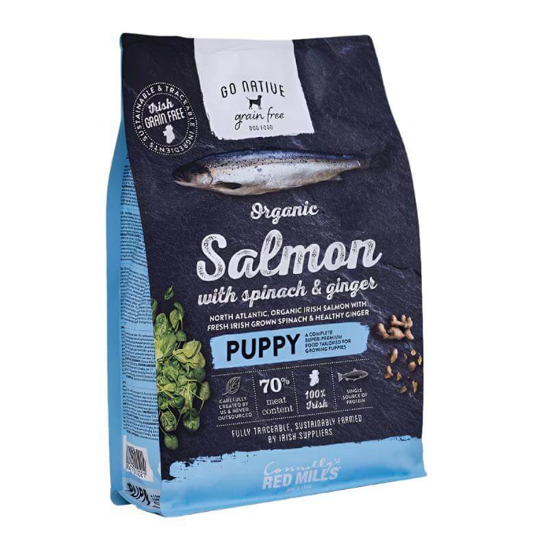 Go Native Puppy Salmon with Spinach &amp; Ginger