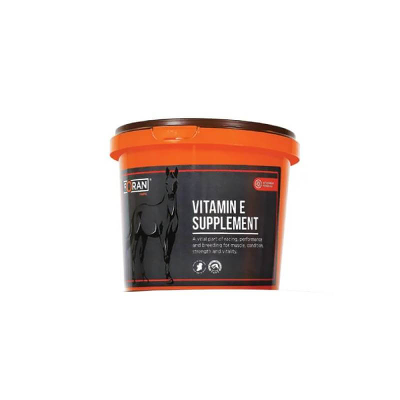 Foran Equine Vitamin E 2.5kg tub supports your horse’s immune health.