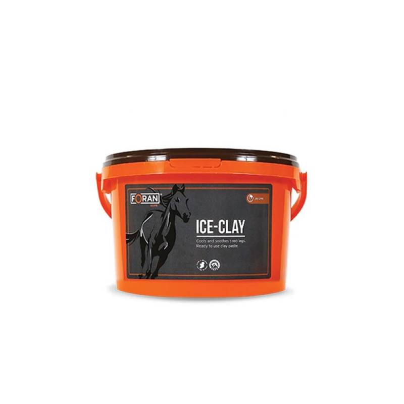 Foran Equine Ice-Clay: cooling clay by Foran to soothe tired limbs during equine recovery.