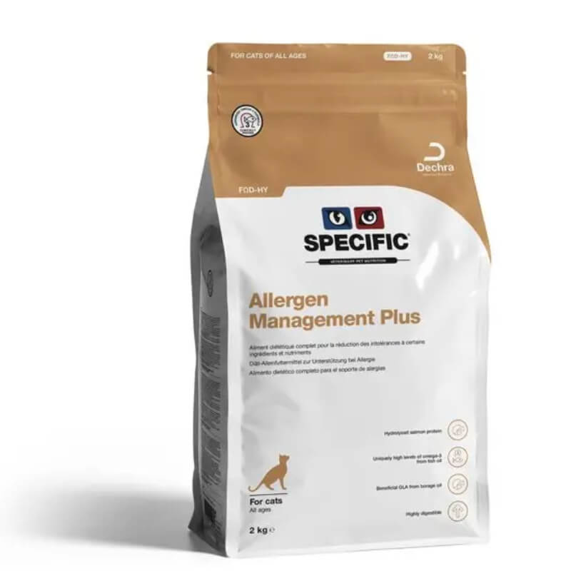 Dechra Specific FOD-HY Allergen Management Plus Dry Cat Food 2kg