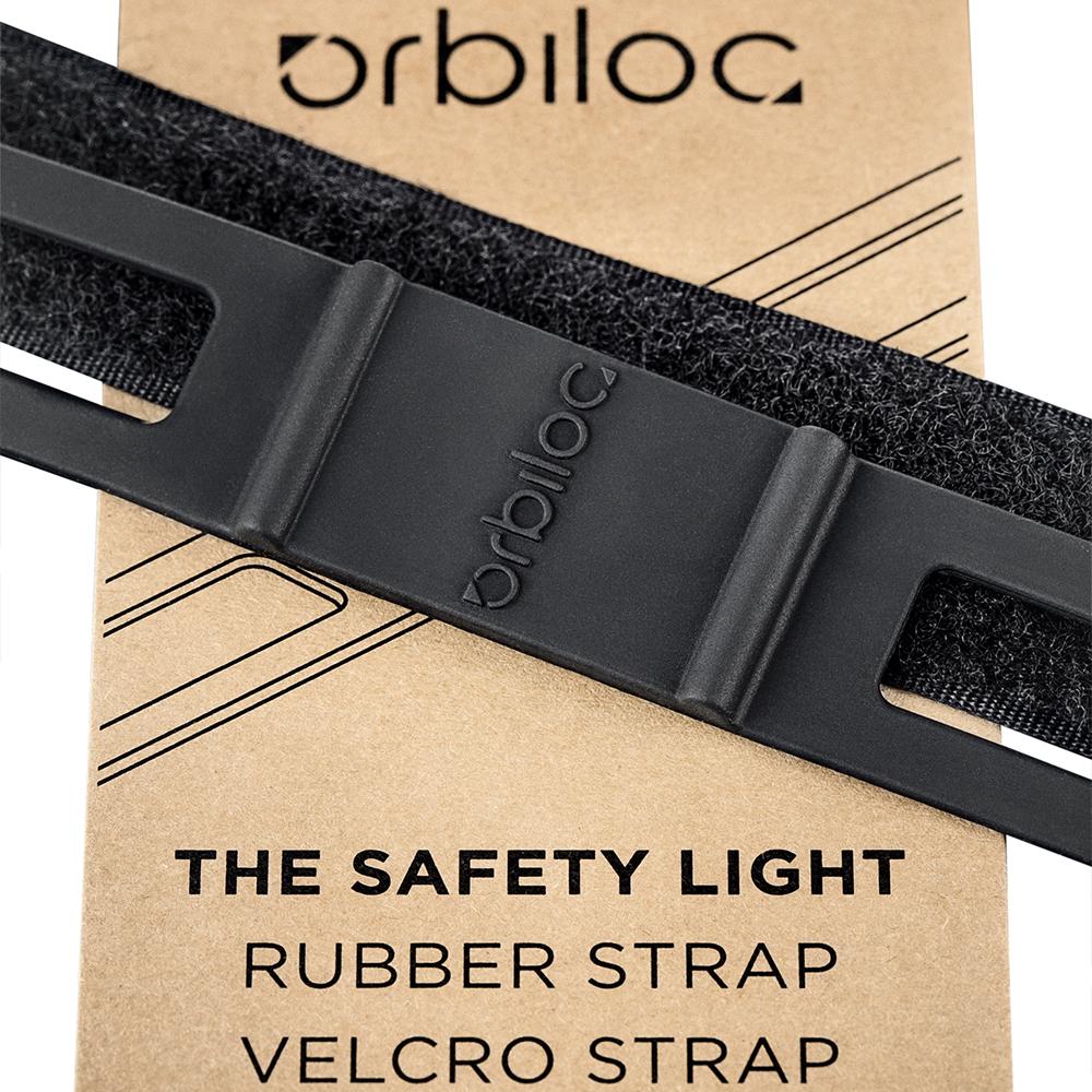 Orbiloc Dog Safety Light Replacement Straps by Orbiloc on branded packaging.