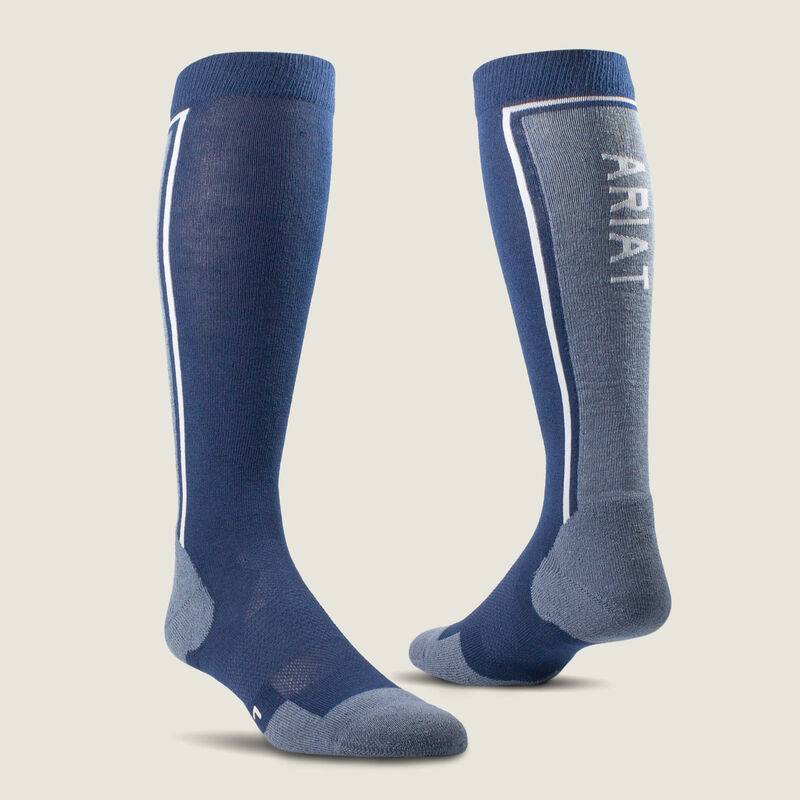 AriatTEK Winter Slimline Sock Blue One Size