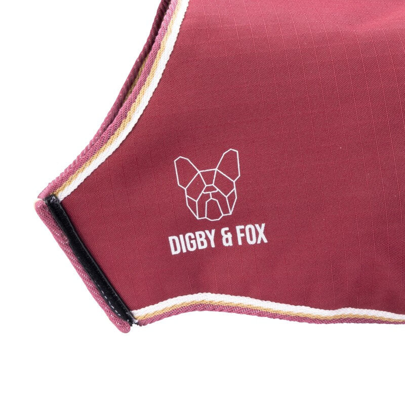 Digby & Fox Waterproof Dog Coat Maroon