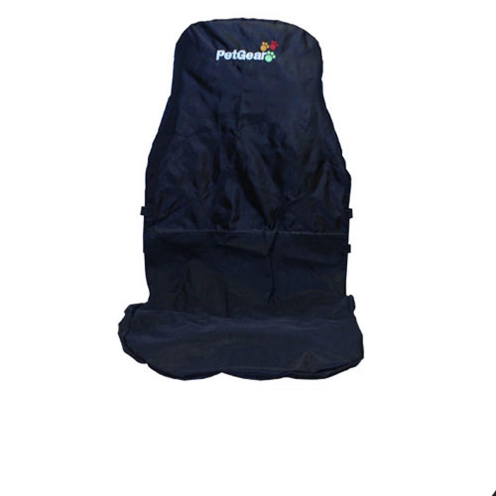 PetGear Pet Gear Front Seat Protector in black, shown against a white background.