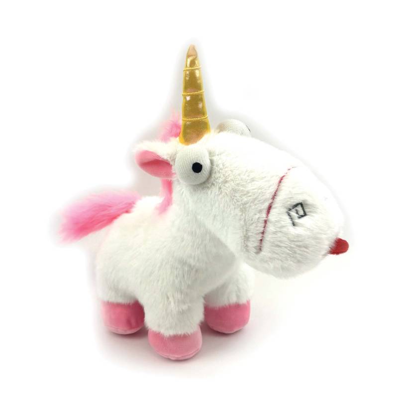 Happy Pet Minion® So Fluffy Unicorn Dog Toy—cute squeaky plush for playful pups.