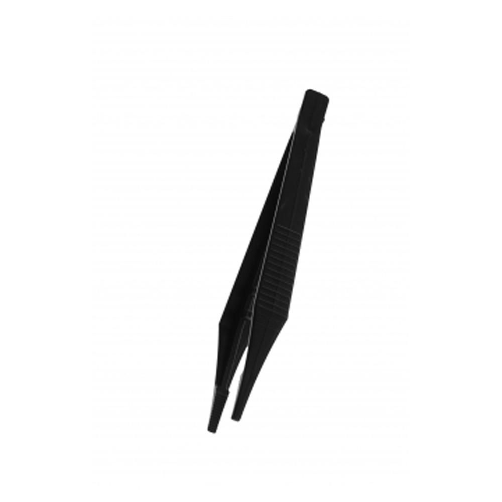 Komodo Feeding Tongs: Black plastic tweezers by Komodo for reptile or insect handling.