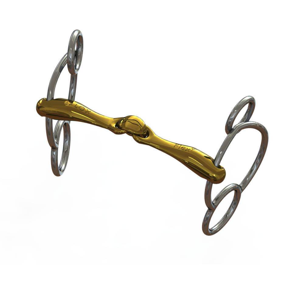 Neue Schule Turtle Tactio With Flex Universal bit, gold and silver rings, on white background.