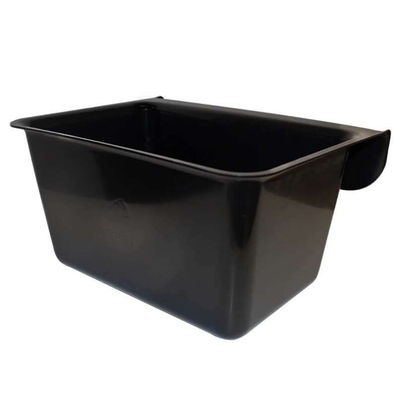 Red Gorilla Plastic Manger Black—ideal hook-on stable feeder by Red Gorilla.