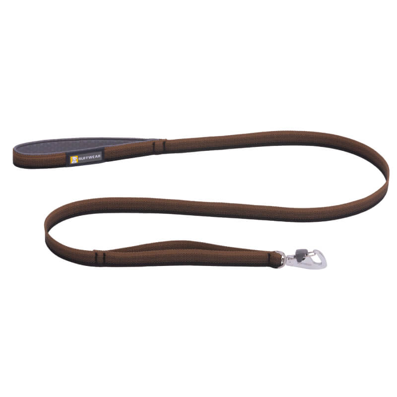 Ruffwear Front Range Leash Moonlight Fade with padded handle and metal clasp on a white background.