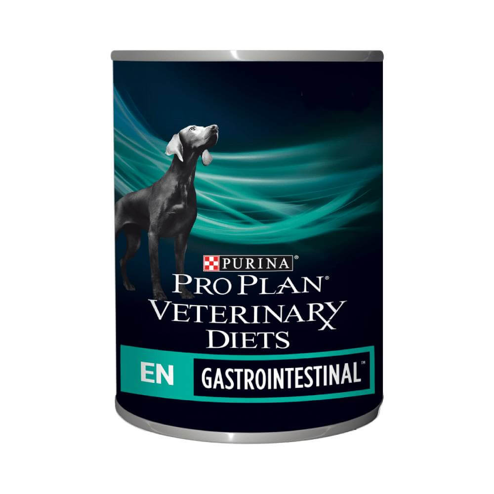 Purina Pro Plan Canine EN Gastrointestinal 12x400g dog food for sensitive digestion.