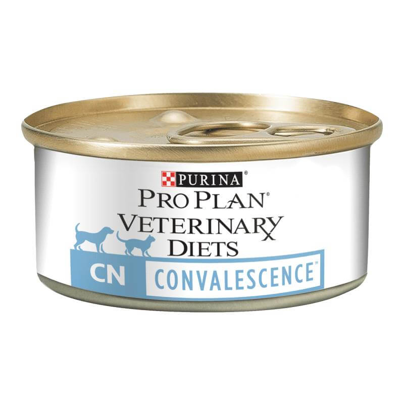 Purina Pro Plan Veterinary Diets CN dog &amp; cat food, 24x195g, for recovery and vet diets.
