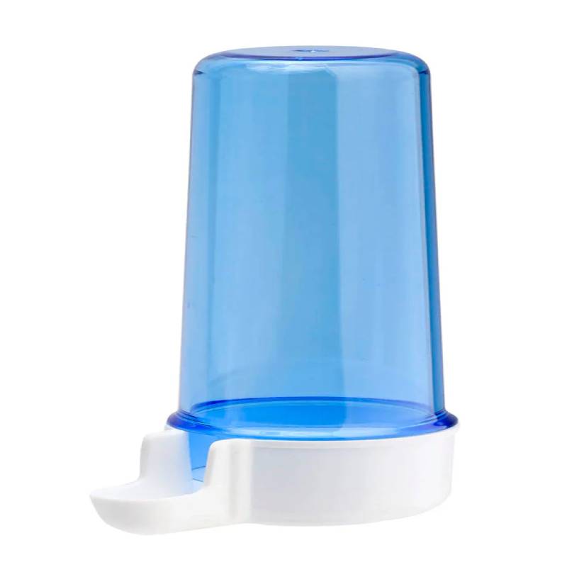 Sky Pet Bird Drinker 105ml by Sky Pet, water dispenser for pet birds with white base.
