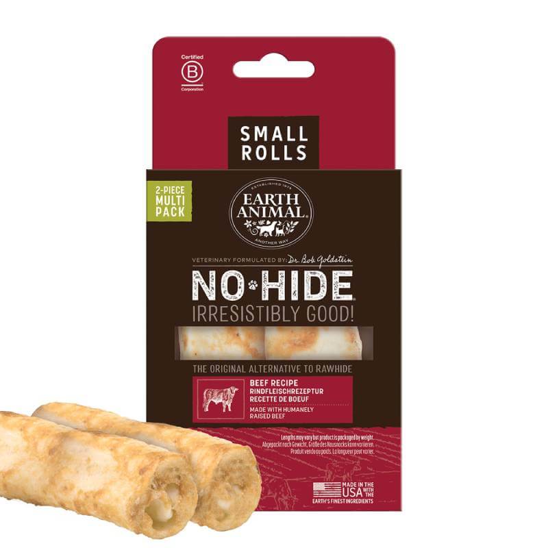 Earth Animal No Hide chews are an easily digestible, rawhide-free dog treat.