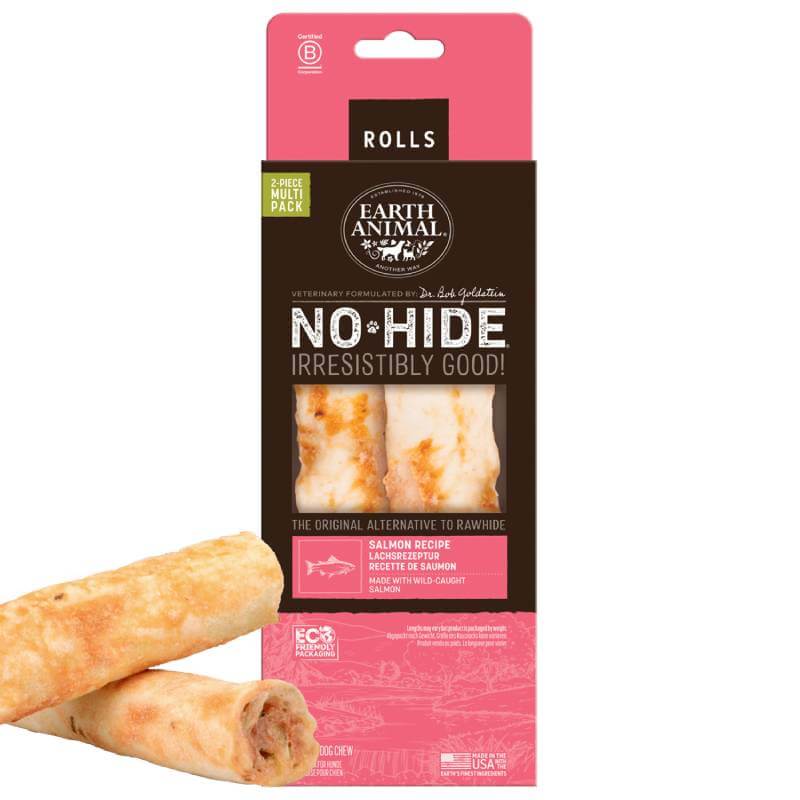 Earth Animal No Hide Rolls are a rawhide alternative that’s easily digestible for dogs.