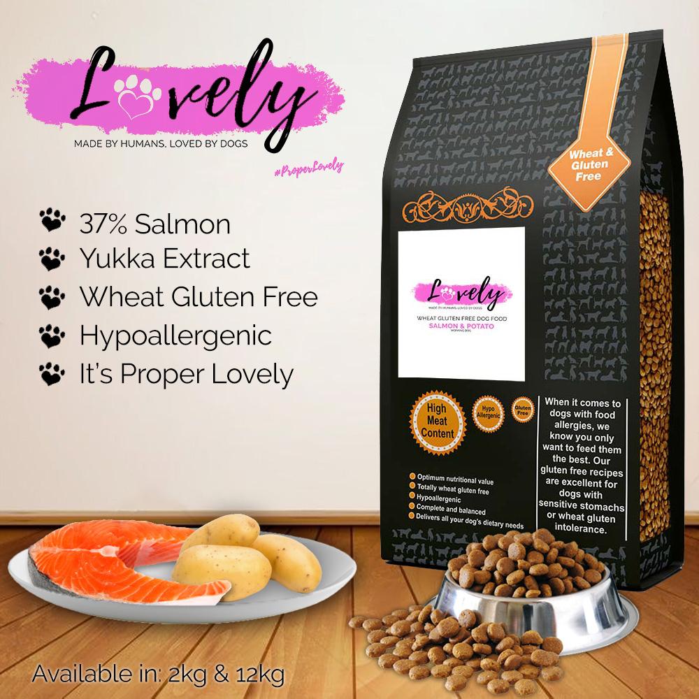 Lovely Salmon & Potato Wheat Gluten Free Adult Dry Dog Food-Pet n Pony-Lovely