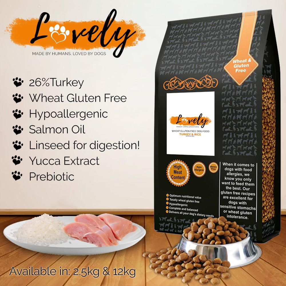 Lovely Turkey & Rice Wheat & Gluten Free Adult Dry Dog Food-Pet n Pony-Lovely