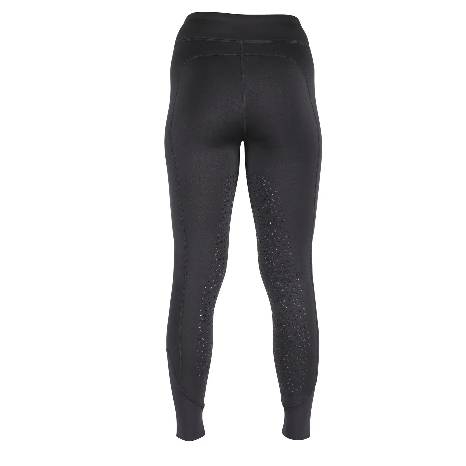 Aubrion Porter Winter Riding Tights Maids Young Rider Jet Black