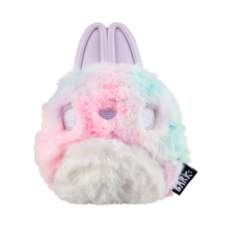 Soft bunny dog toy with pastel fur—BARK Hippie Hopper by BARK is perfect for your pup!.