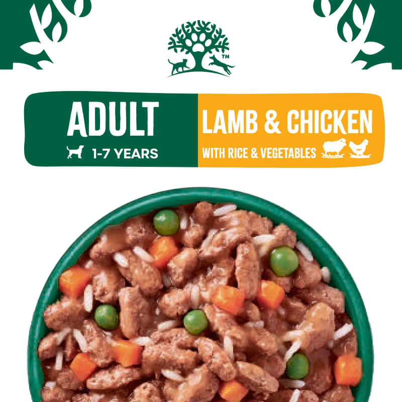 James Wellbeloved Adult Lamb &amp; Chicken in Gravy Dog Pouch 90g-Pet n Pony-James Wellbeloved