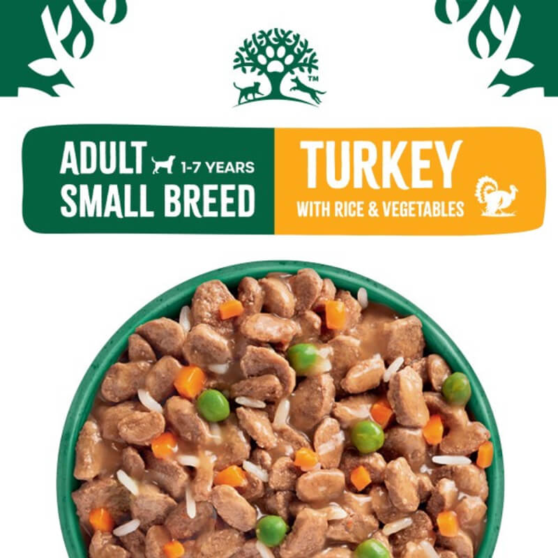 James Wellbeloved Adult Small Breed Turkey in Gravy Dog Food Pouch 90g.