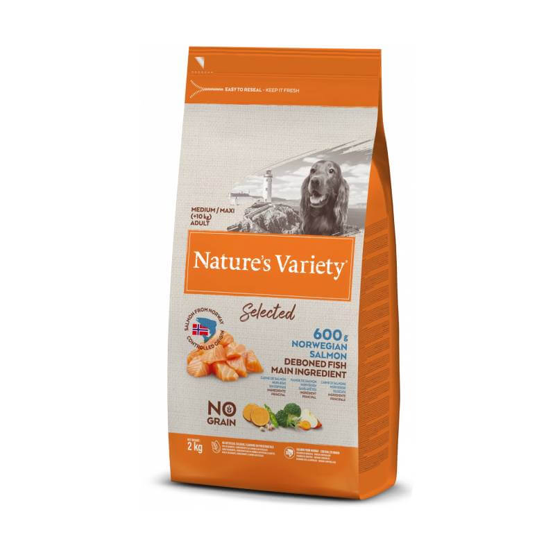 Nature&#39;s Variety Selected Medium Adult Salmon 2kg