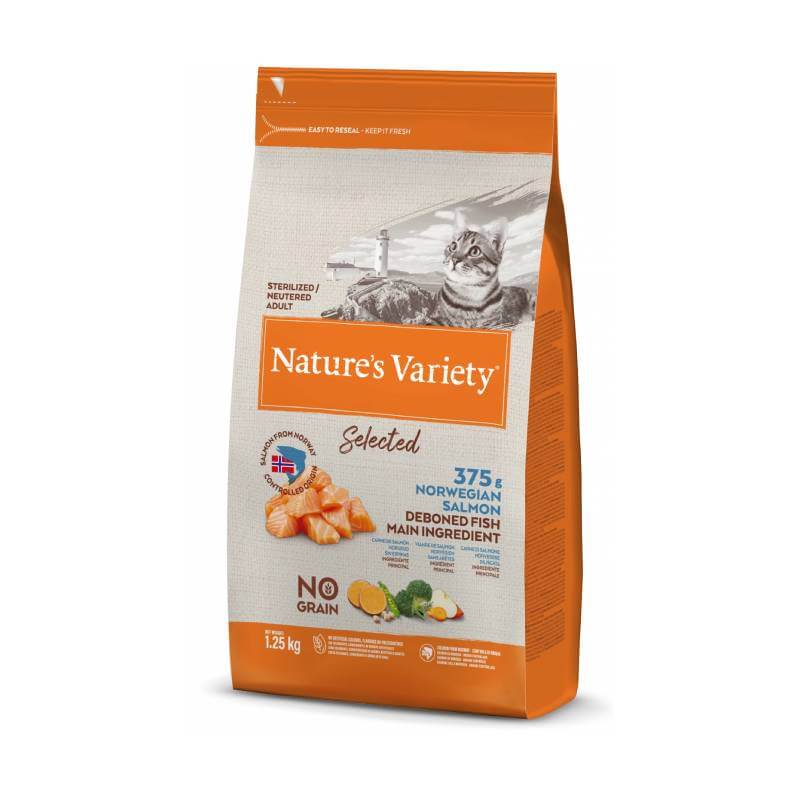 Nature&#39;s Variety Selected Cat Salmon 1.25kg