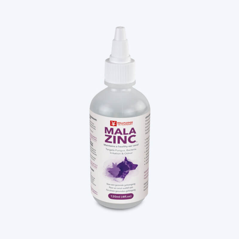 Millpledge Malazinc Ear Drops 120ml-Pet n Pony-Millpledge