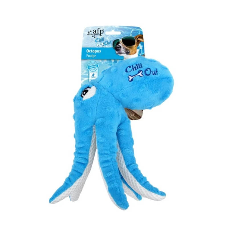 All For Paws Chill Out Octopus dog toy, perfect for cooling playtime.