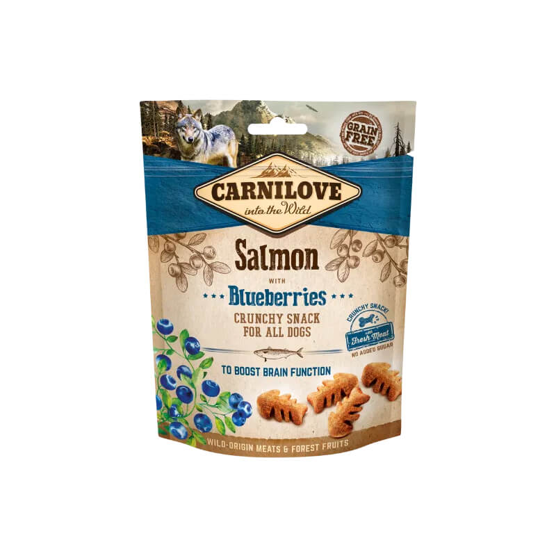 Carnilove Salmon with Blueberries Crunchy Dog Treats 200g