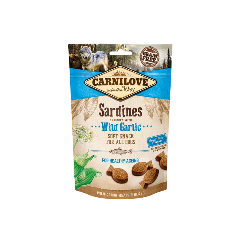 Carnilove Sardines with Wild Garlic Soft Dog Treats 200g