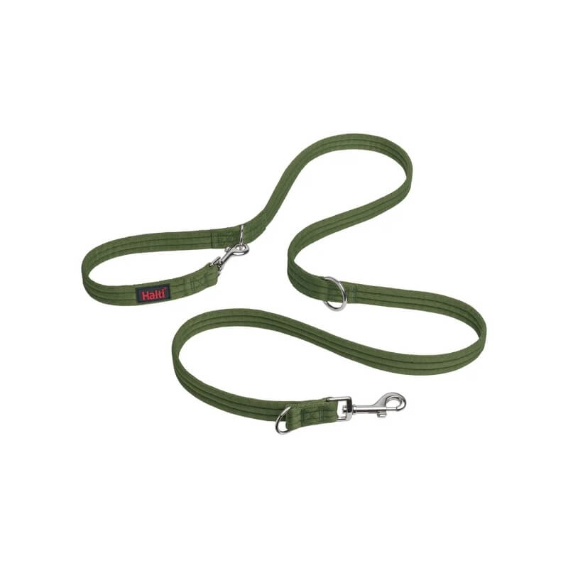 Halti Training Lead Forest Green by Halti—adjustable, multi-functional with clips and rings.