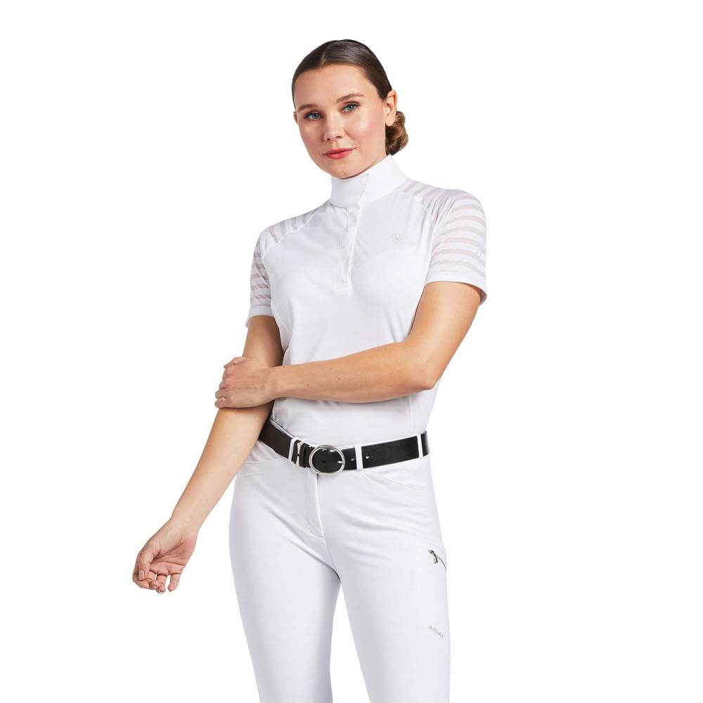 Ariat Vent Tek Show Shirt White