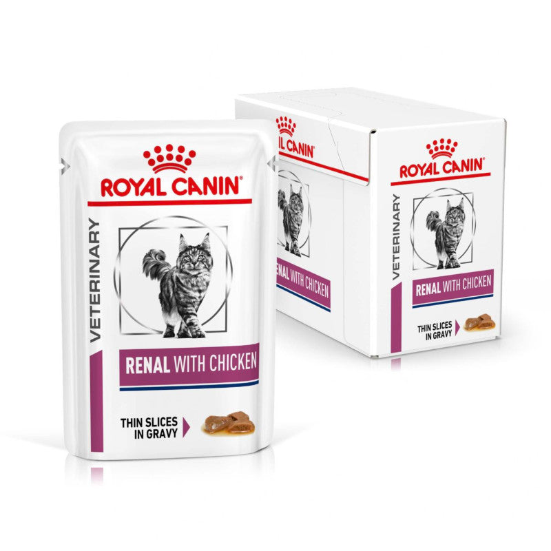 Royal Canin Feline Renal Wet Pouch Chicken 12x85g