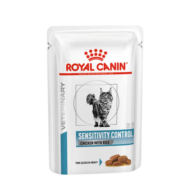 Royal Canin Sensitivity Control Feline Chicken & Rice Pouch  12x85g