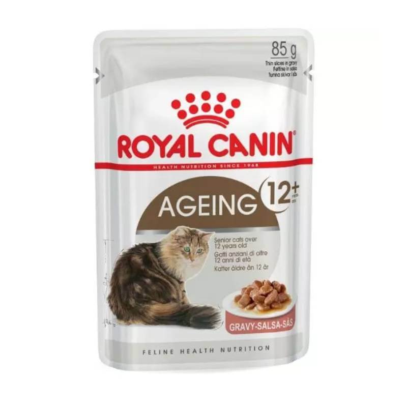 Royal Canin Ageing +12 Pouch 12x85g-Pet n Pony-Royal Canin