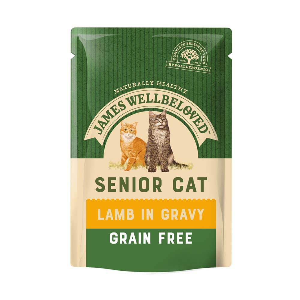 James Wellbeloved Lamb Senior Cat Pouch 85g