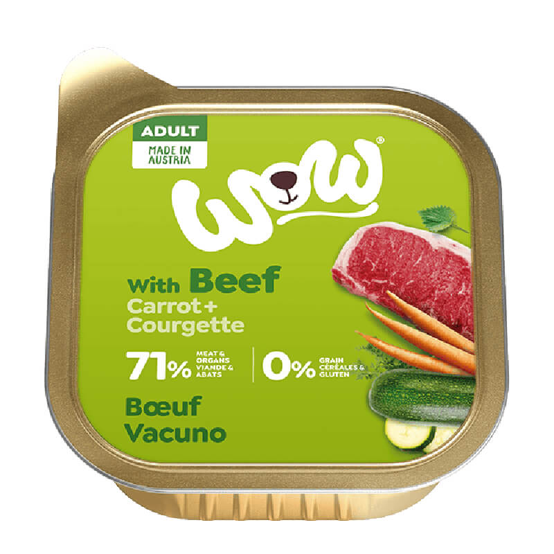 WOW Adult Beef Tray 150g