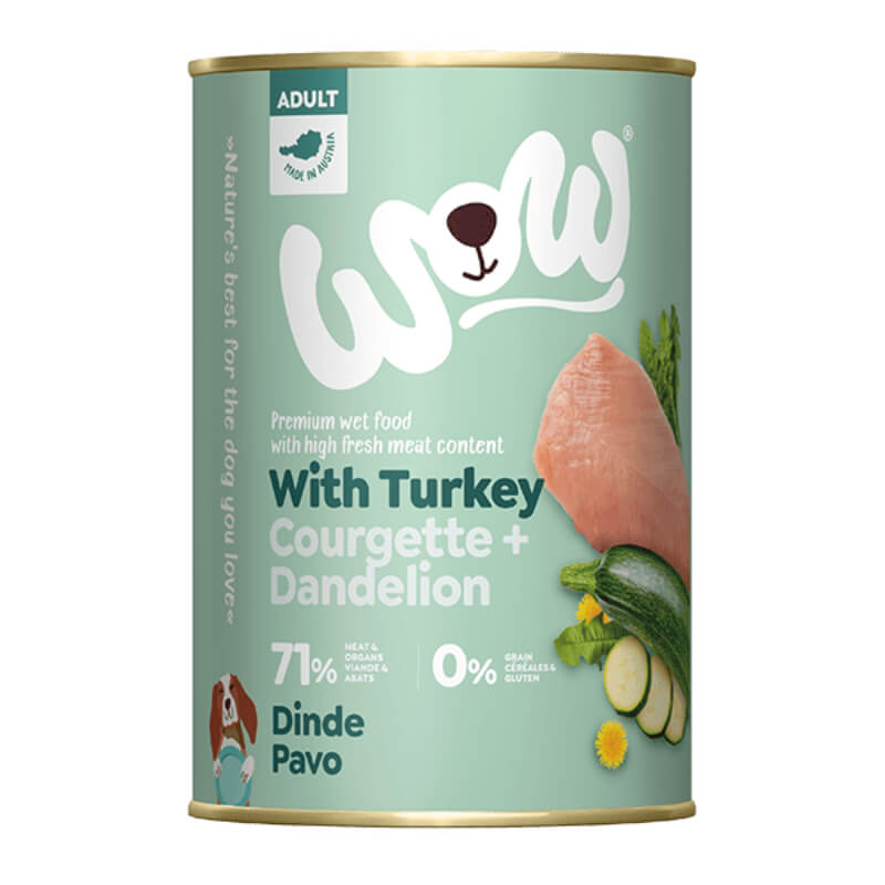 WOW Adult Turkey Tin 400g