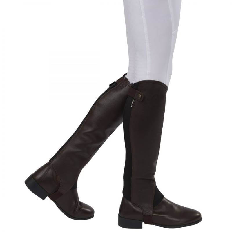 Dublin Fusion Half Chaps Adults Brown-Pet n Pony-Dublin