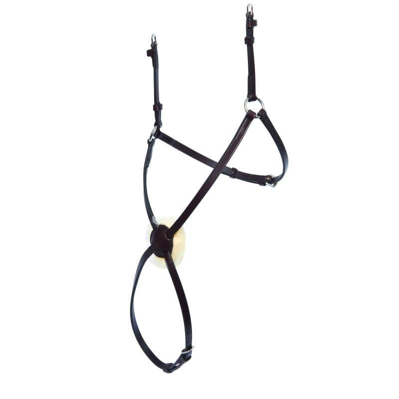 Collegiate Mono Crown Grackle Noseband by Collegiate, isolated on white background.