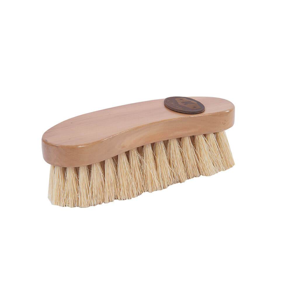 Kincade Wooden Deluxe Banana Shaped Dandy Brush Natural