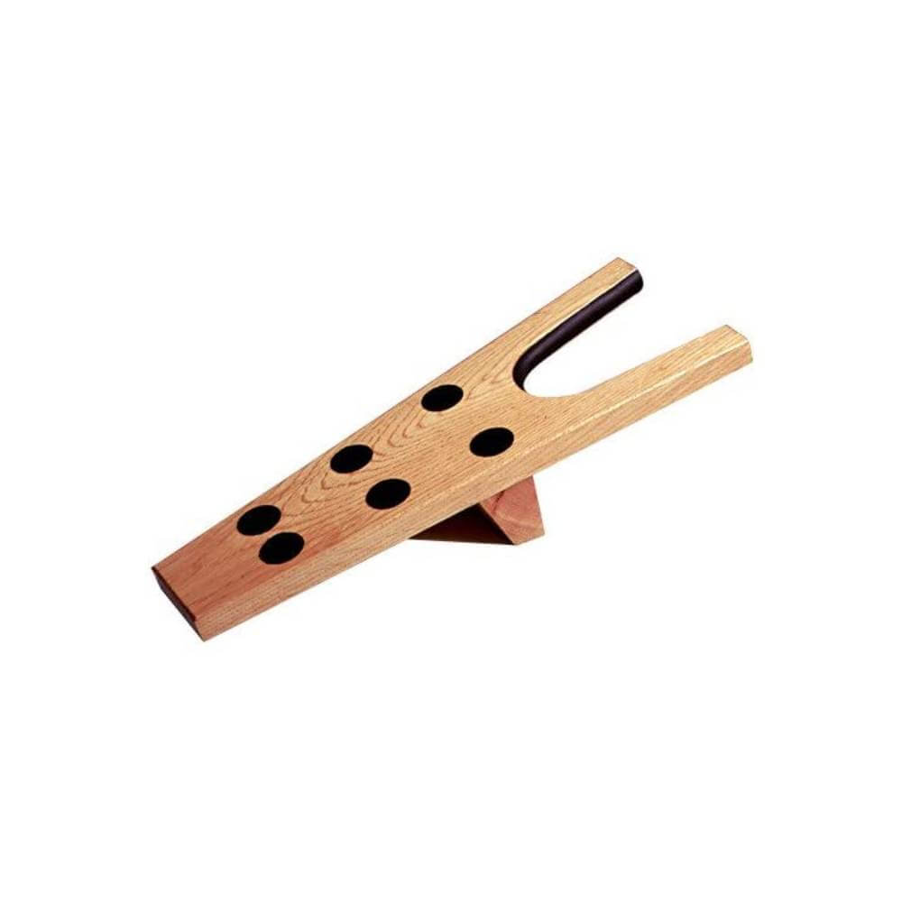 Roma Wooden Boot Jack with rubber grip by Roma, perfect for removing riding boots.