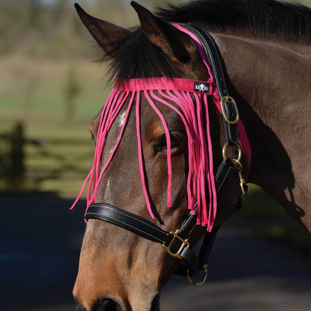 Saxon Fly Fringe Hot Pink