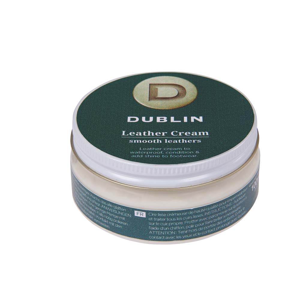 Dublin Leather Cream 100ml—ideal for shoe shine and conditioning smooth leather.