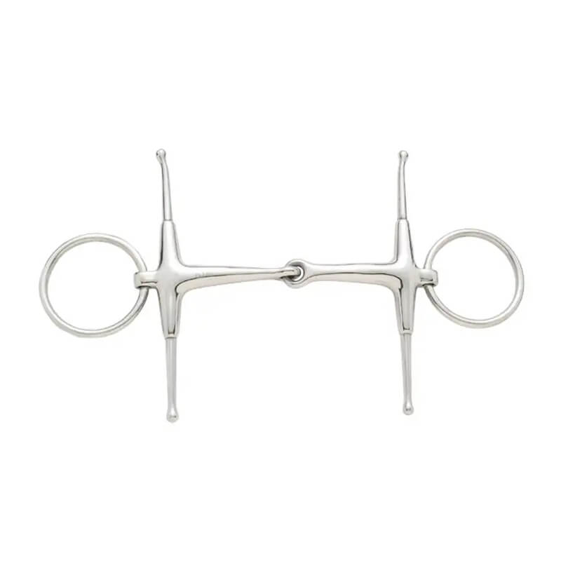 Korsteel Stainless Steel Jointed Fulmer Snaffle Bit