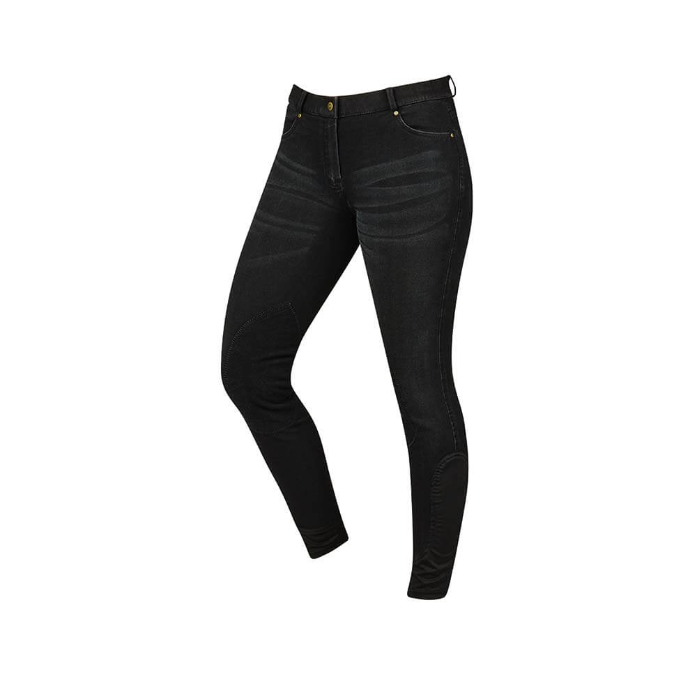 Dublin Shona Knee Patch Denim Breeches