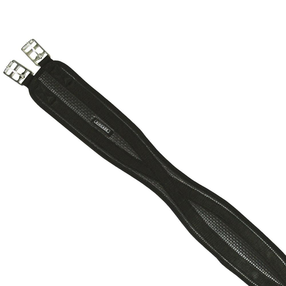 Kincade Shaped Anti Chafe Girth with double metal buckles for horse saddles by Kincade.